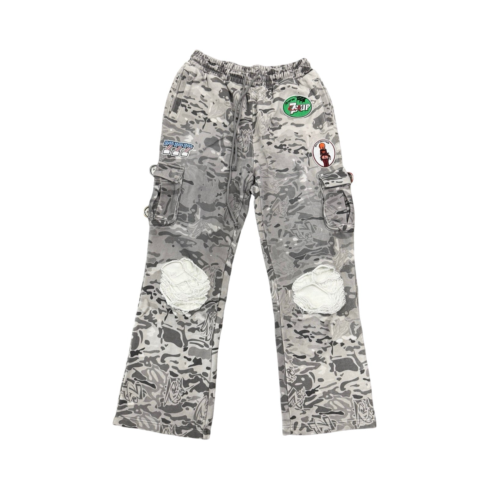 Triple Sevens 777 Camo Cargo Sweats