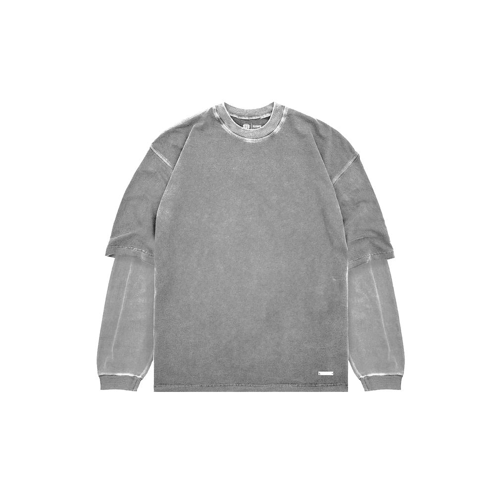 Sole Et. AL Raws Heavyweight Double Layer Tee : Grey