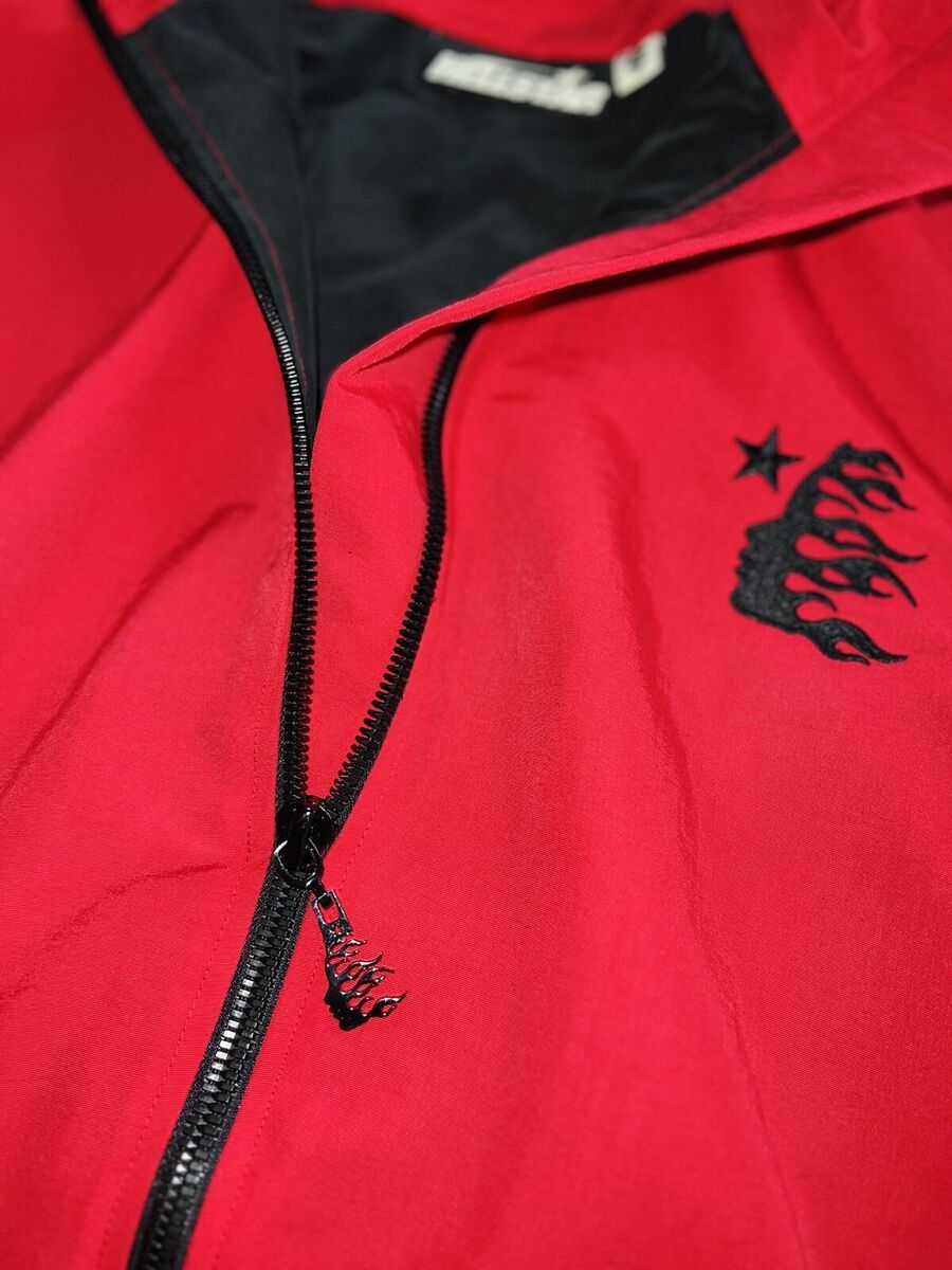 Hellstar Thriller Red Track Jacket Red/Black