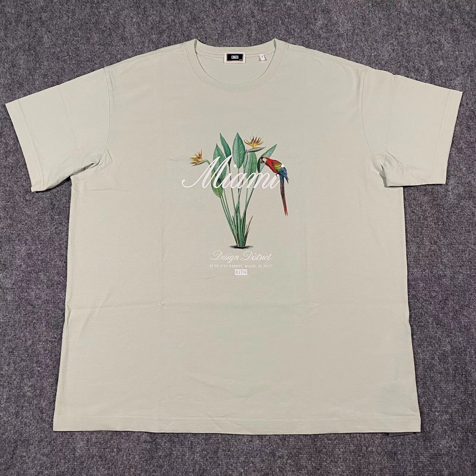 Kith Miami Design District Exclusive Macaw Mint T-Shirt