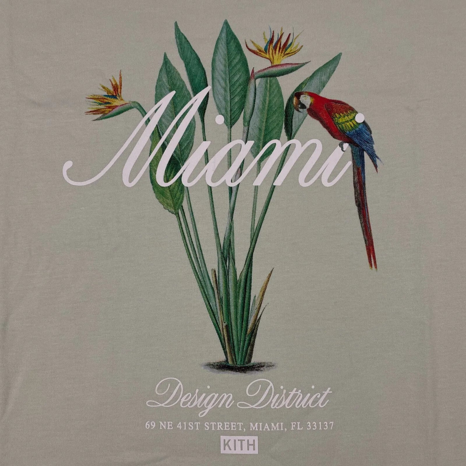 Kith Miami Design District Exclusive Macaw Mint T-Shirt