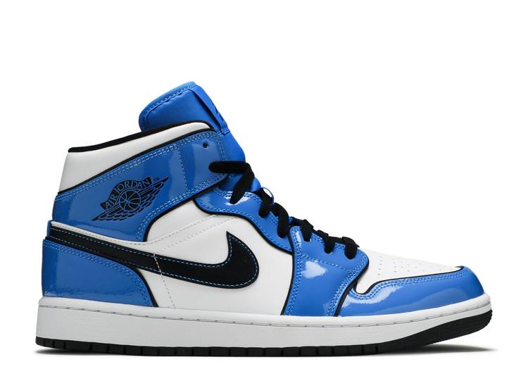 Air Jordan 1 Mid Signal Azul