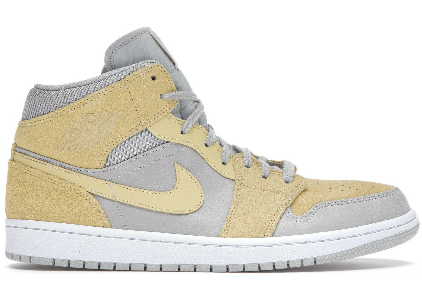 Air Jordan 1 Mid Texturas Mixtas Amarillo