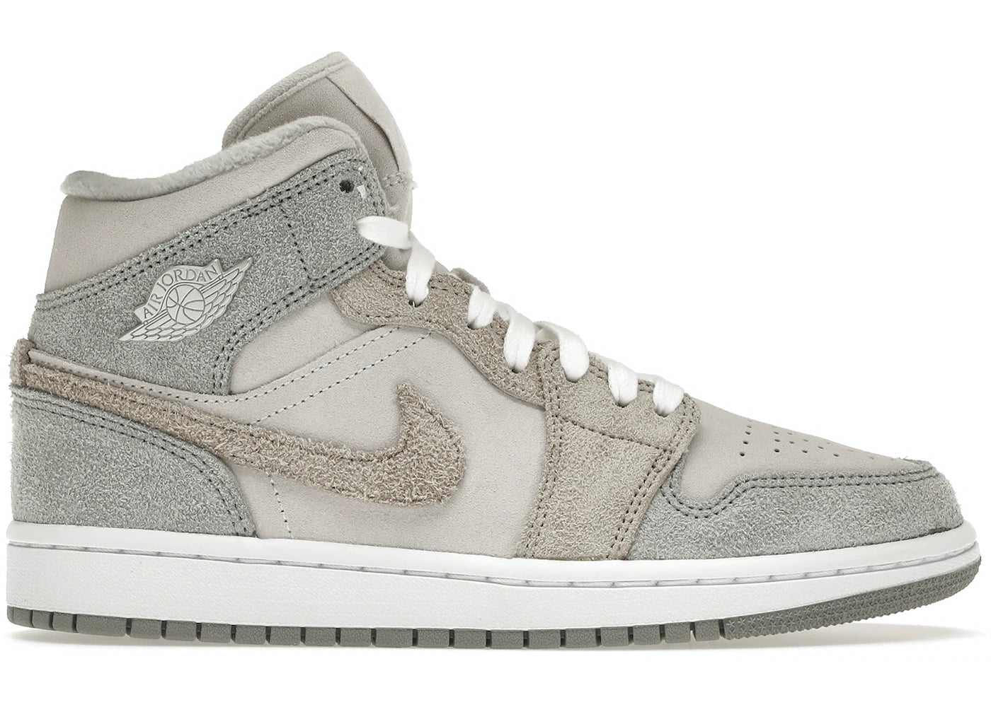 Air Jordan 1 Mid SE Gris partícula (W)