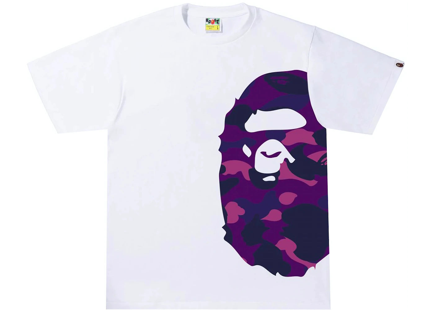 Camiseta BAPE Color Camo By Bathing Ape Blanco/Morado