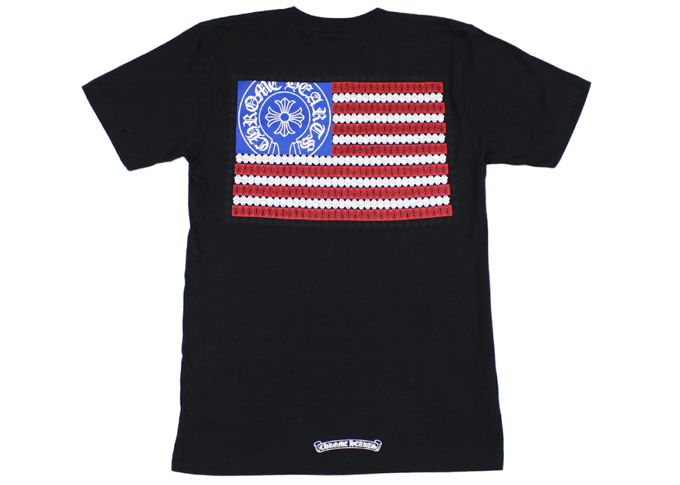 Camiseta Chrome Hearts Bandera Americana Negra