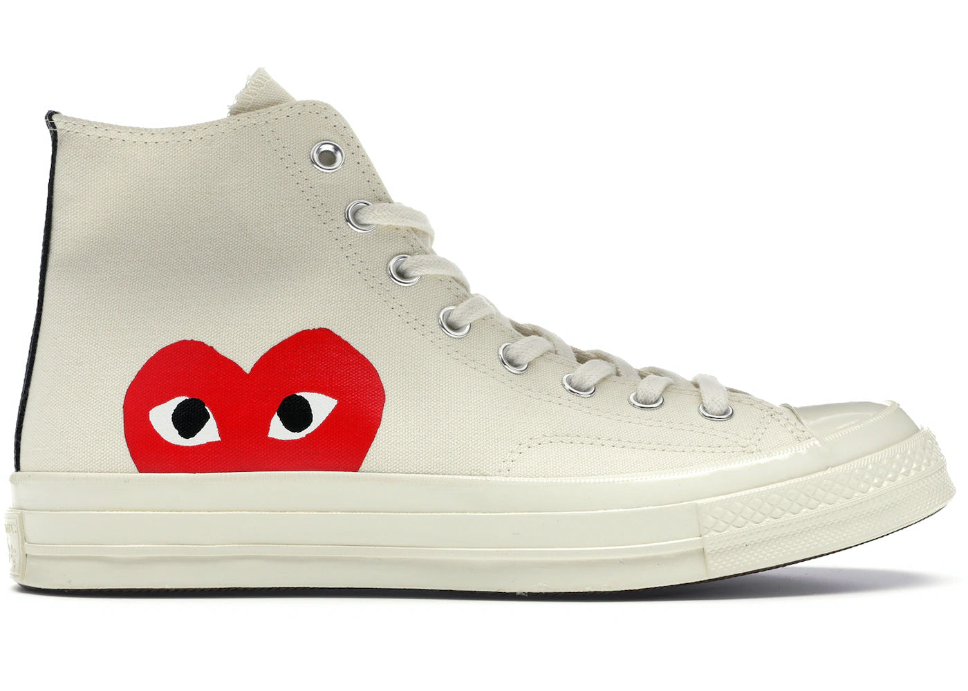 Converse Chuck Taylor All-Star 70 Hi Comme des Garçons PLAY Blanco