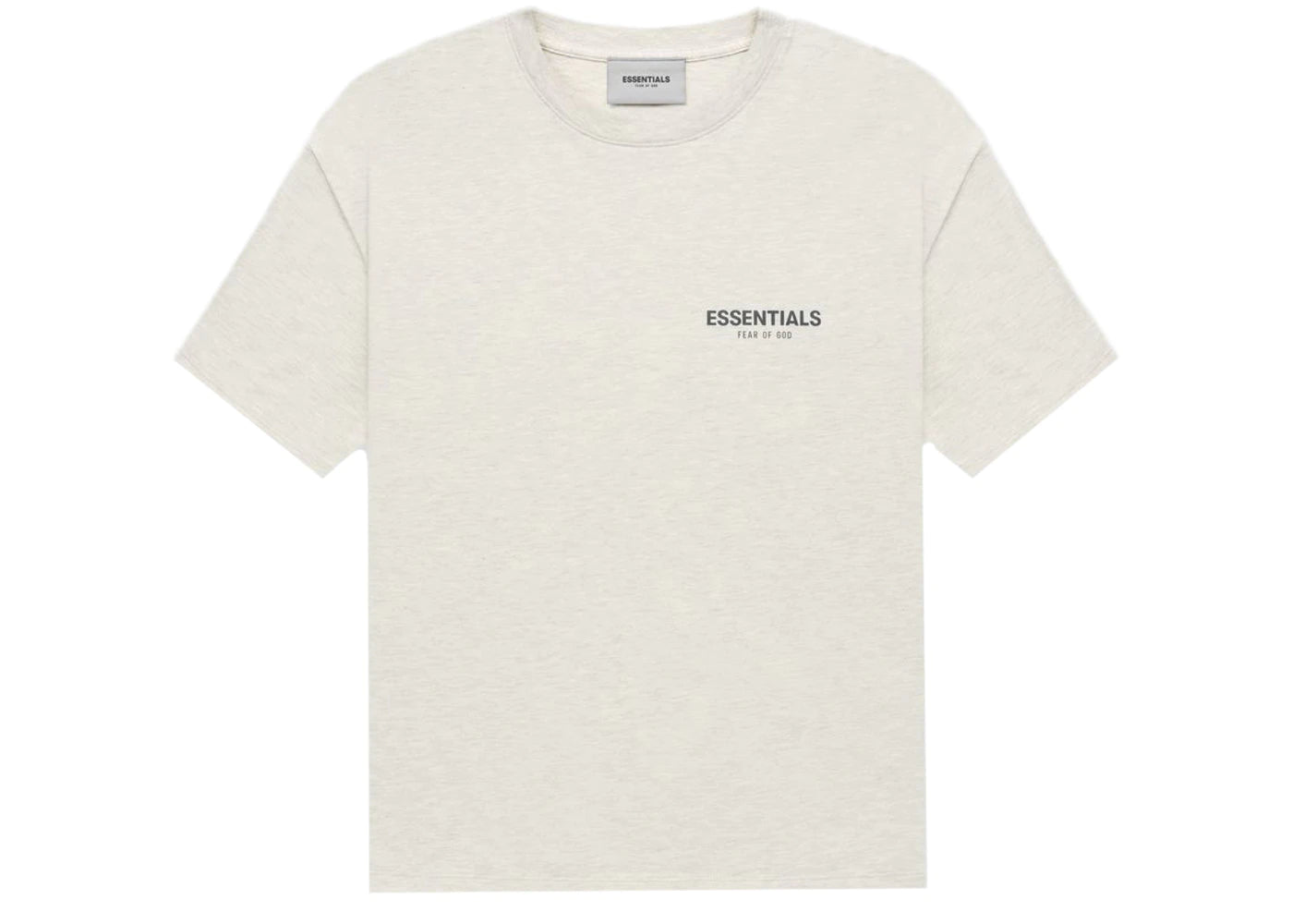 Camiseta Fear of God Essentials Core Collection Light Heather Oatmeal 