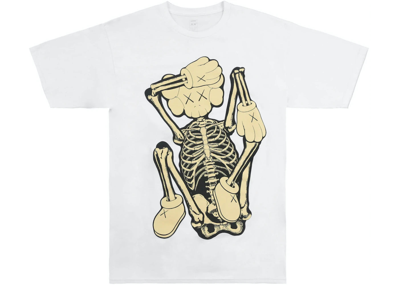 KAWS SKELETON NEW FICTION T-shirt Bone