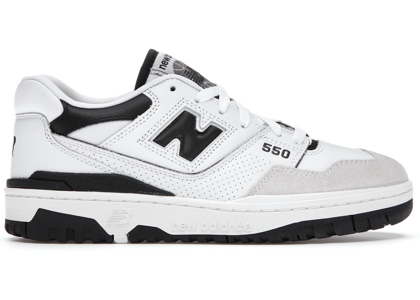 New Balance 550 Sea Salt Negras