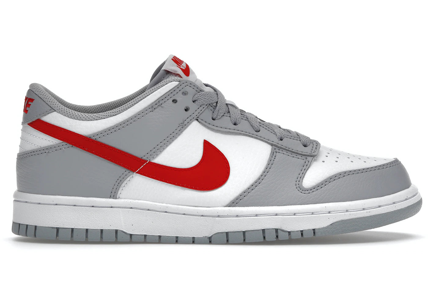 Nike Dunk Low Blanco Gris Rojo (GS)