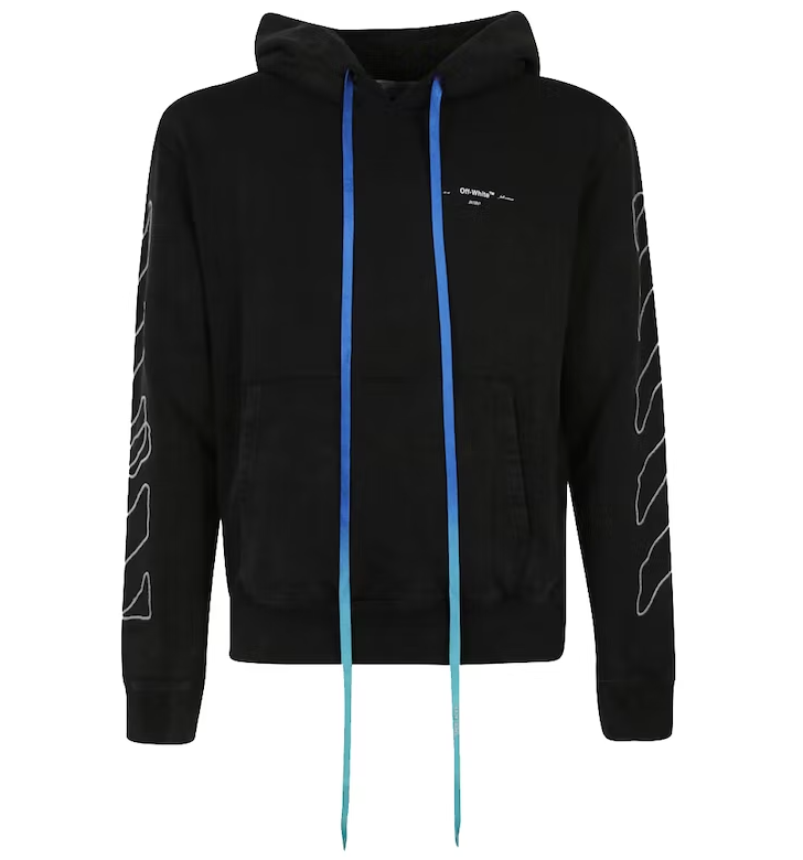 Off-White Abstract Arrows Embroidered Hoodie (TTS FIT)