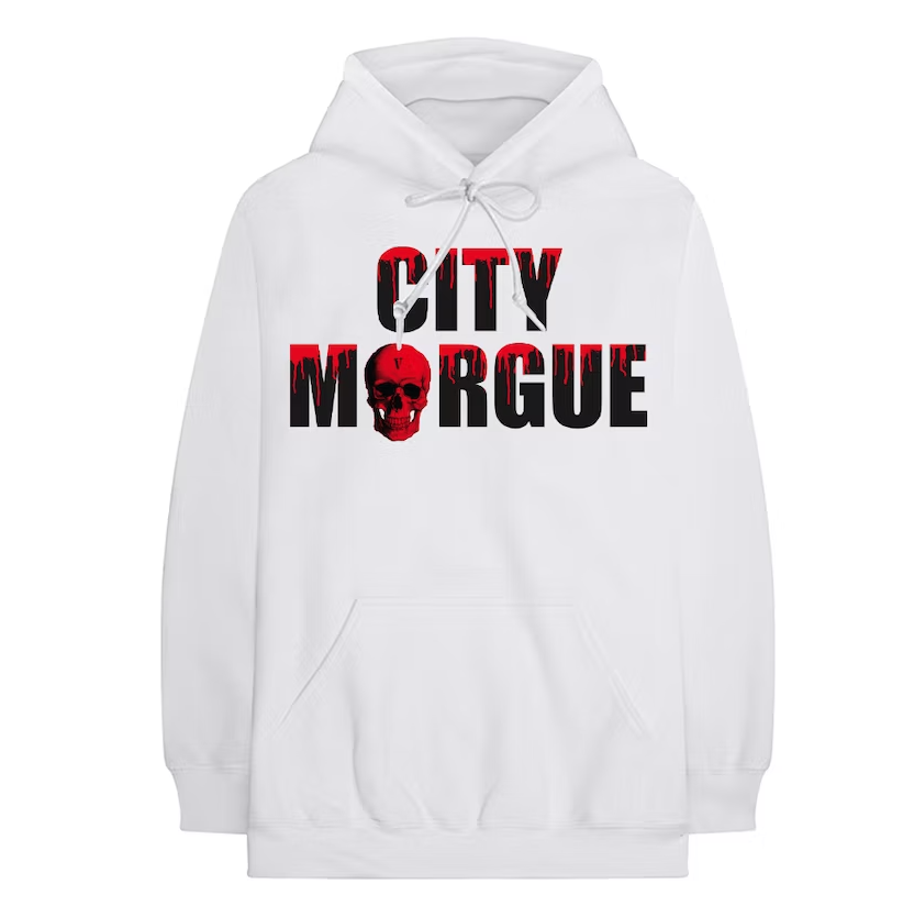 City Morgue x Vlone Dogs Hoodie White