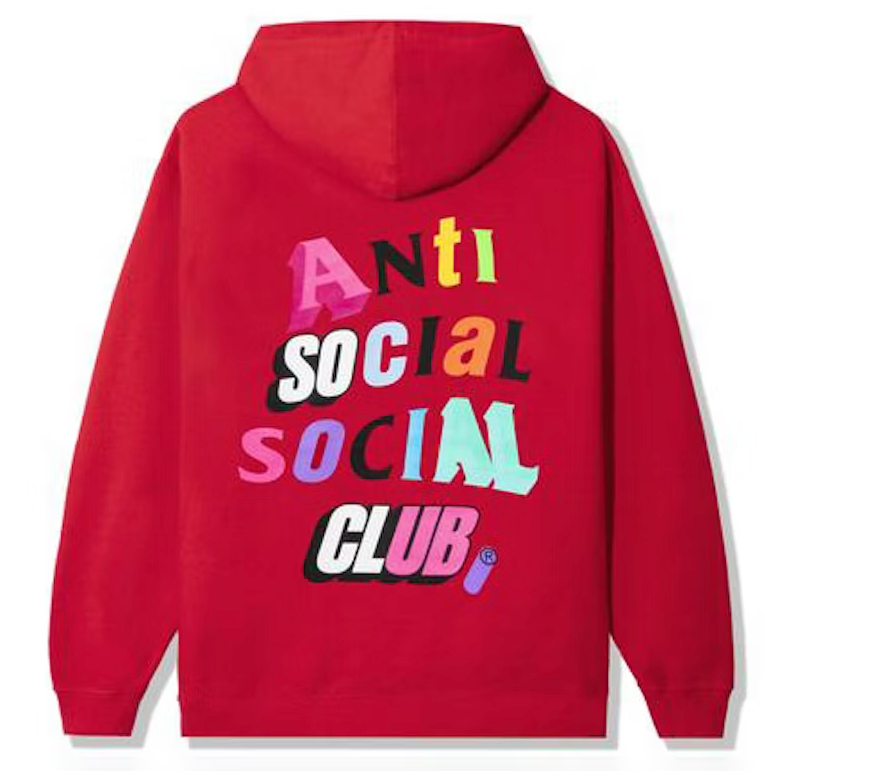 Anti Social Social Club The Real Me Hoodie Red