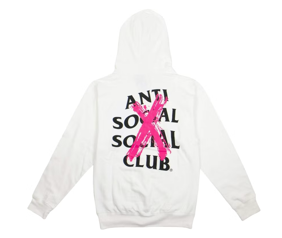 Anti Social Social Club Cancelled Hoodie White