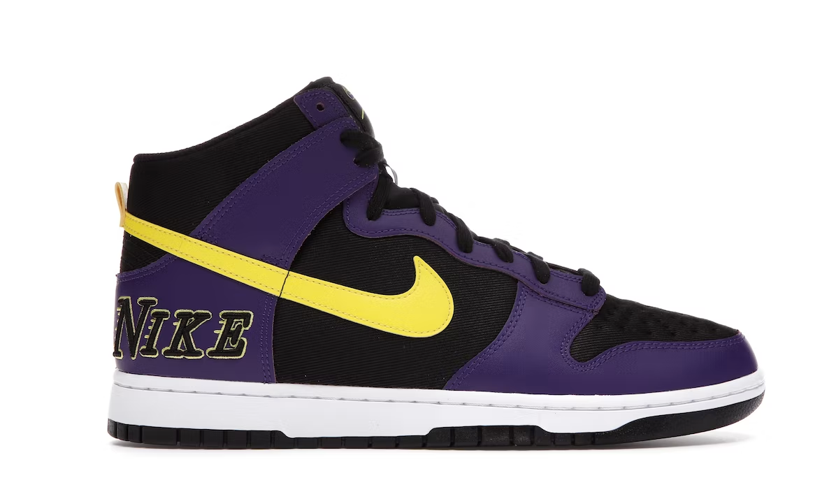 Nike Dunk High EMB Lakers