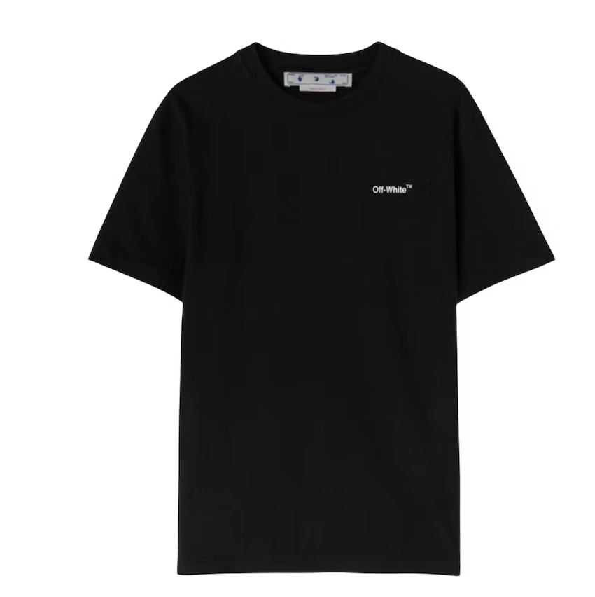 Off-White Chain Arrows-Print T-Shirt Black/White