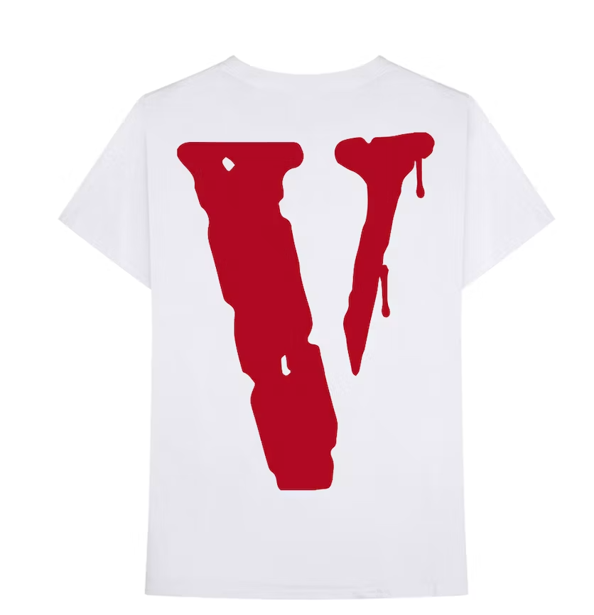 Camiseta de goteo City Morgue x Vlone blanca