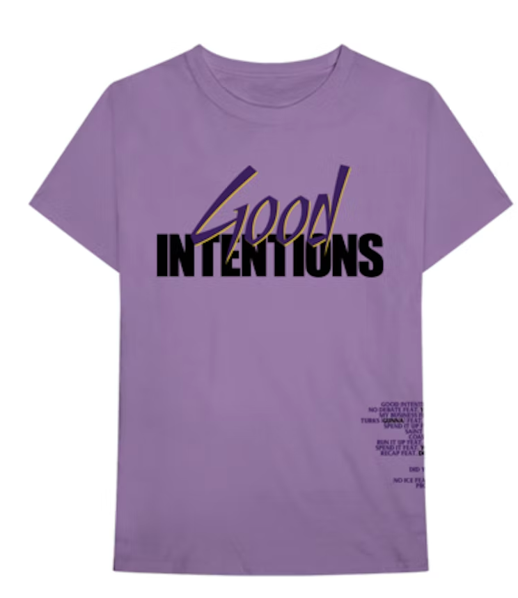 Camiseta Nav x Vlone Doves Púrpura