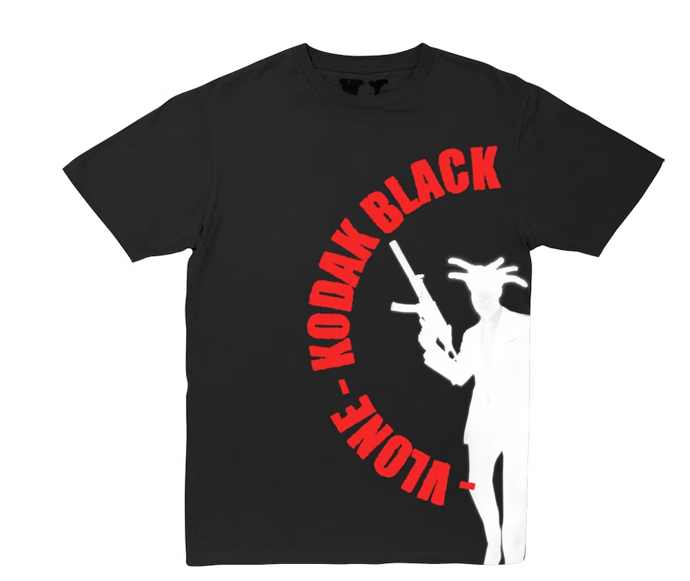 Kodak Black x Vlone Vulture T-shirt Black