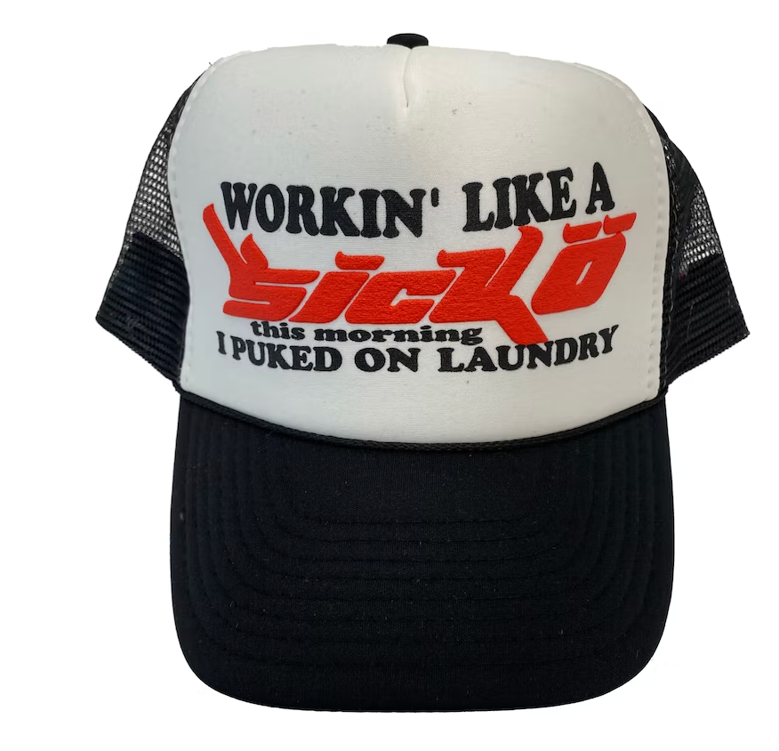 Sicko Laundry Trucker Hat Navy Blue