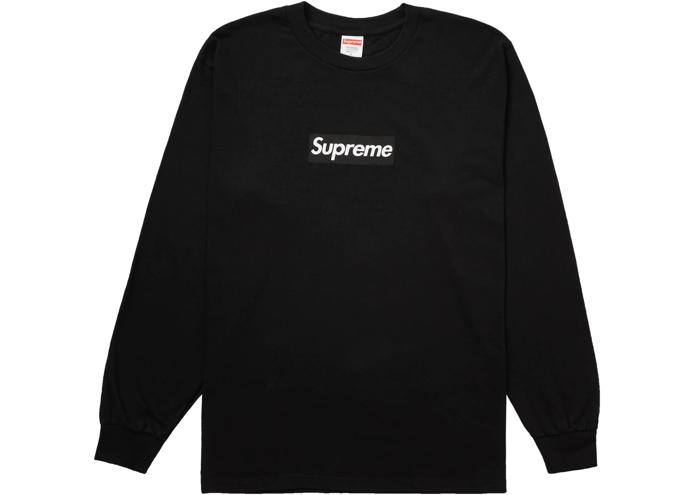 Camiseta Supreme Box Logo M/L Negra