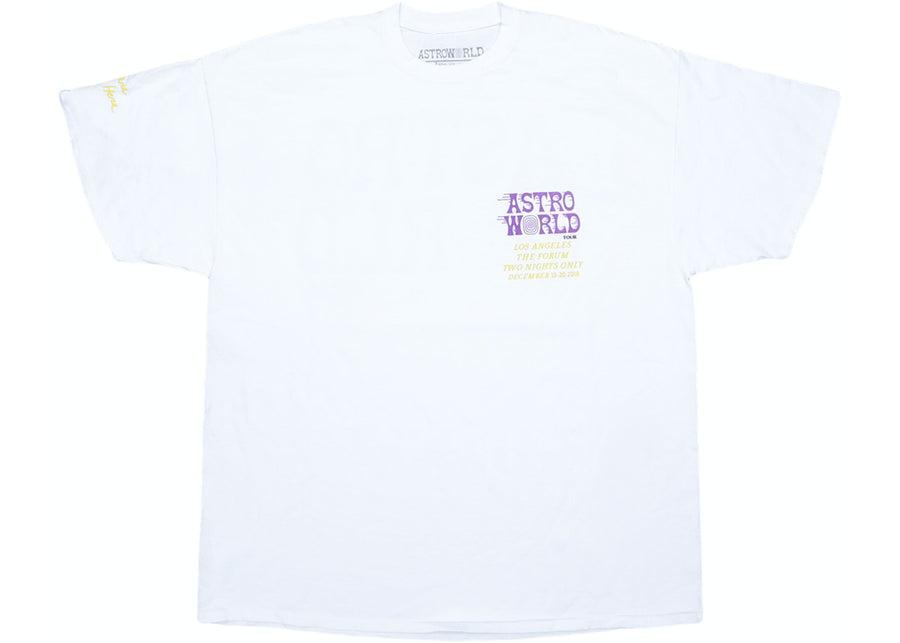 Travis Scott Astroworld LA Exclusiva Camiseta Blanca