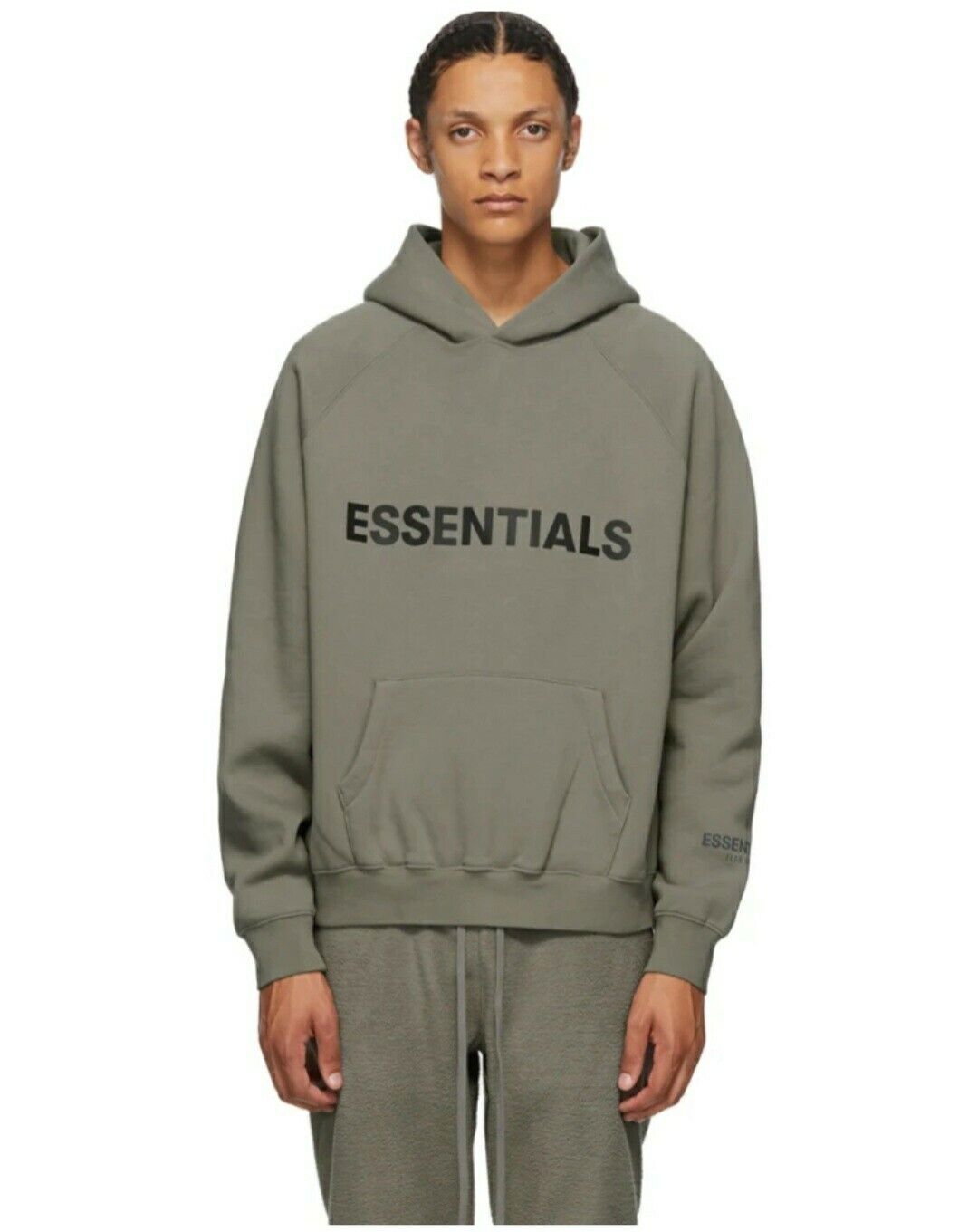 Fear of God Essentials Pullover Hoodie Charcoal